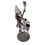Metalowa figurka Pani malarz