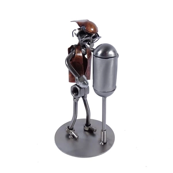 Metalowa figurka Boks