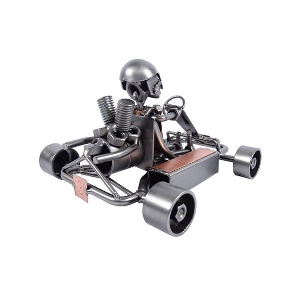 Metalowy model samochodu Gokart