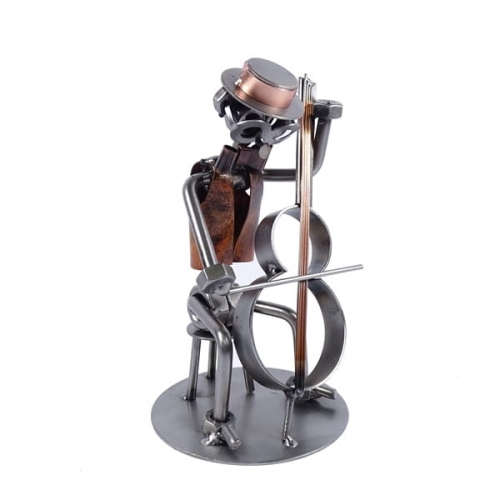 Metalowa figurka Wiolonczela
