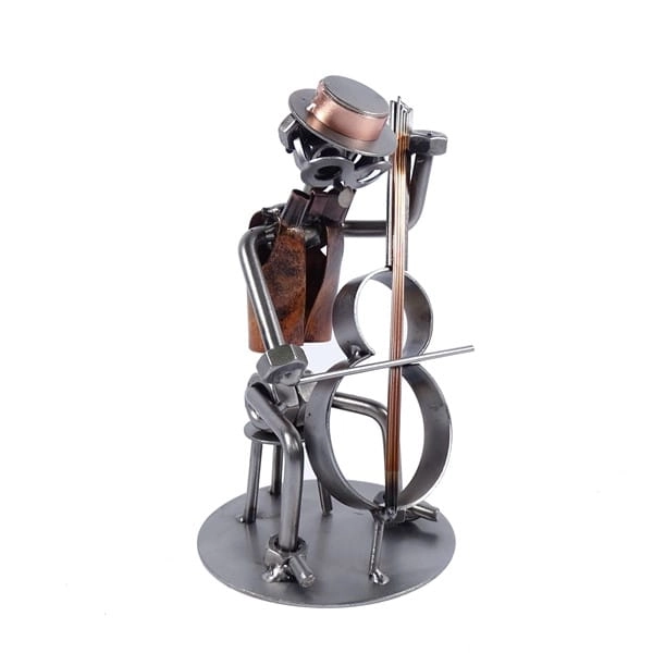 Metalowa figurka Wiolonczela