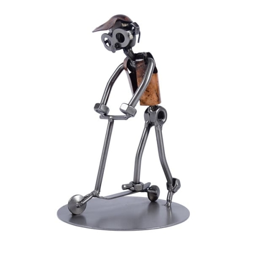 Metalowa figurka Hulajnoga.