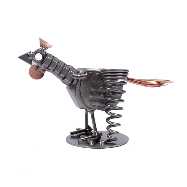 Metalowa figurka Kogut