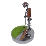 Metalowa figurka Golfista
