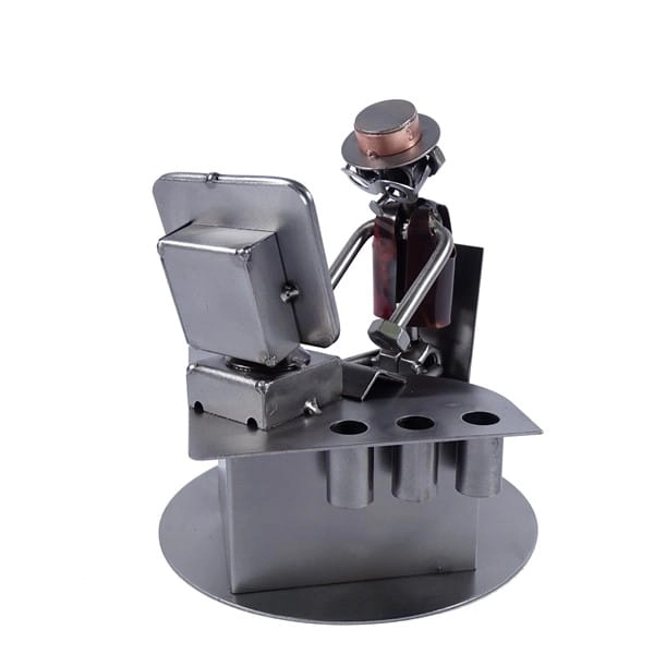 metalowa figurka Komputer