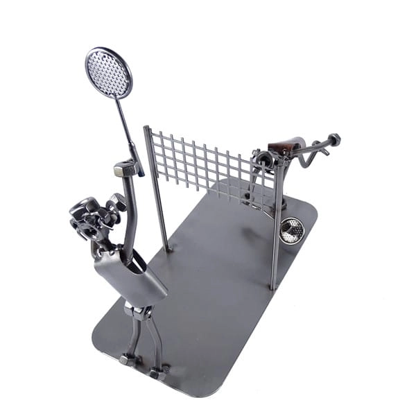 Metalowa figurka Badminton
