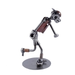 Metalowa figurka Piłkarz