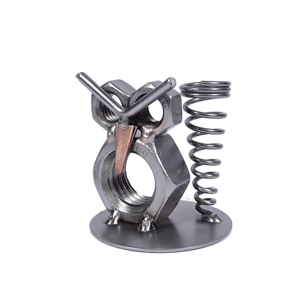 Metalowa figurka Sowa