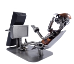 Metalowa figurka Relax przed TV