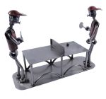 Metalowa figurka Ping pong, tenis stołowy