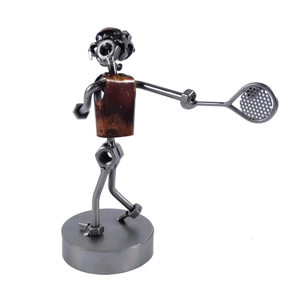 Metalowa figurka Tenis