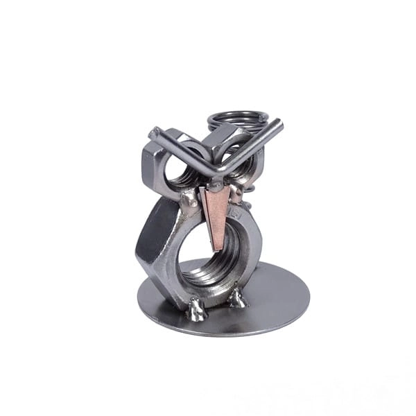 Metalowa figurka Sowa