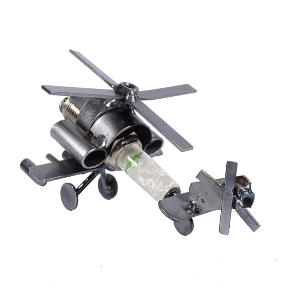 Metalowa figurka Mały helikopter