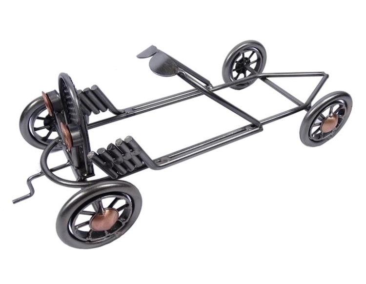 Metalowa figurka-Stojak Bugatti.