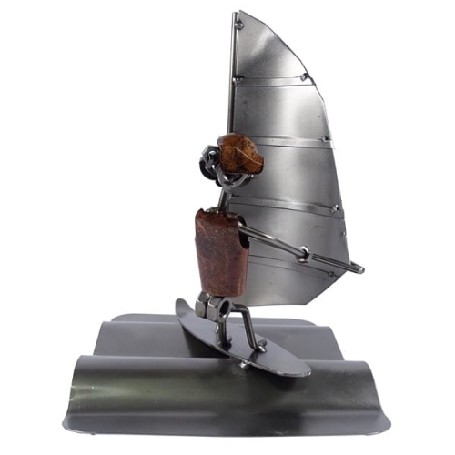 Metalowa figurka Windsurfing na fali