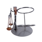 Metalowa figurka-Stojak na wino Waga