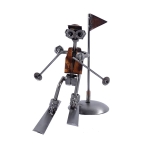 Metalowa figurka Narciarz slalom