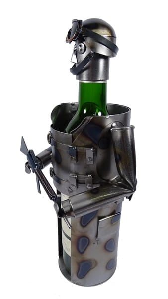 Metalowa figurka-Stojak żołnierz USA