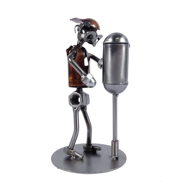 Metalowa figurka Boks