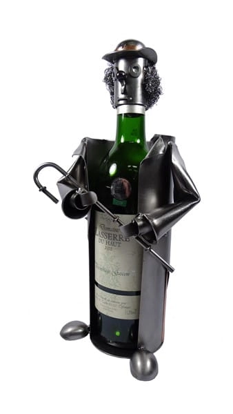 Stojak na wino zabawny clown