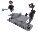 Metalowa figurka Ping pong, tenis stołowy