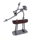 Metalowa figurka Skok przez kozła