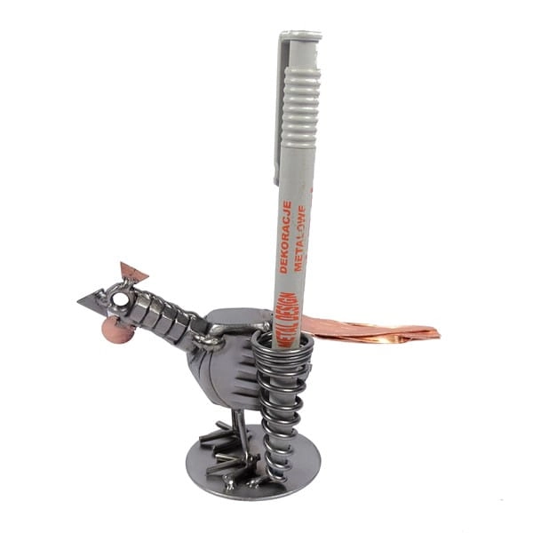 Metalowa figurka Kogut