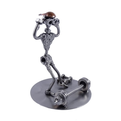 Metalowe rękodzieło- kulturysta