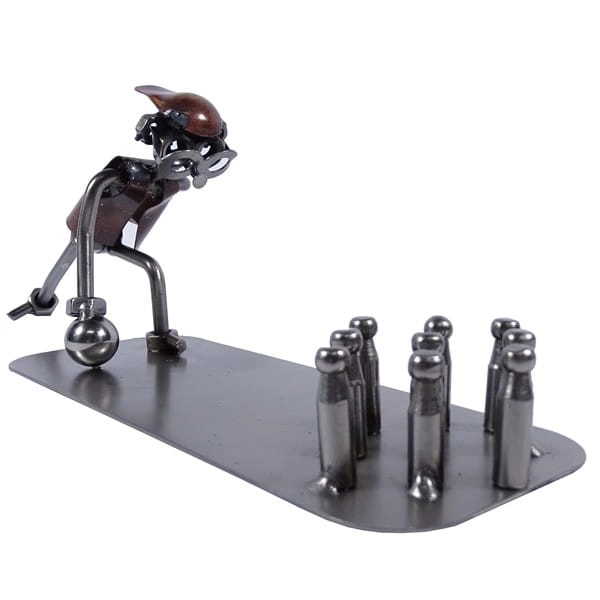 Metalowa figurka Kręgle