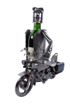 Stojak na wino- motor harley.