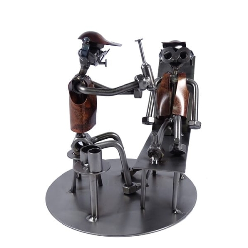 Metalowa figurka Lekarz ortopeda