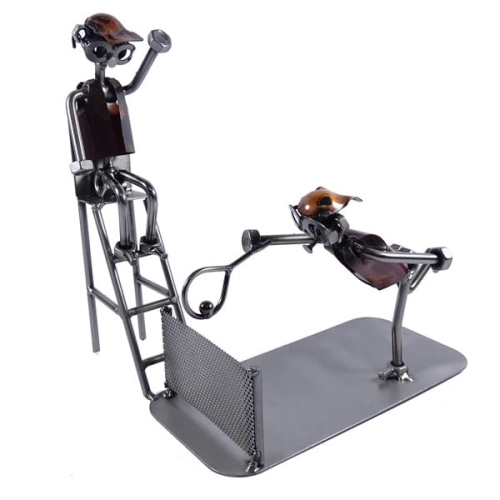 Metalowa figurka Mecz tenisowy