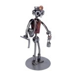 Metalowa figurka Górnik.