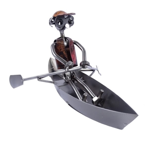 Metalowa figurka Wioślarz