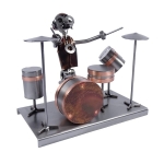 Metalowa figurka Perkusja