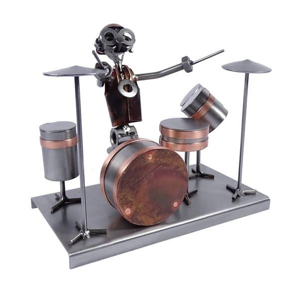 Metalowa figurka Perkusja