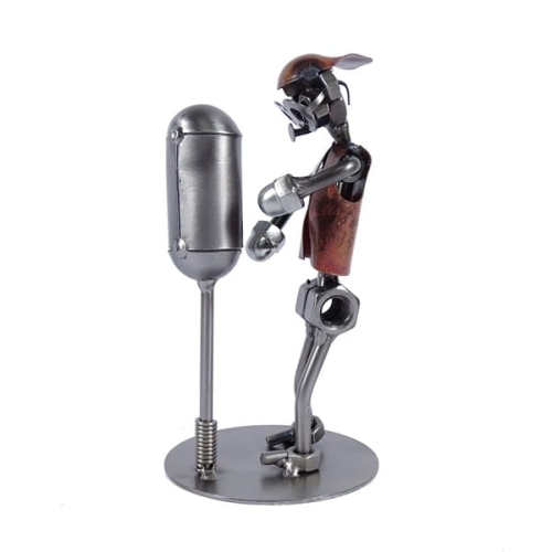 Metalowa figurka Boks