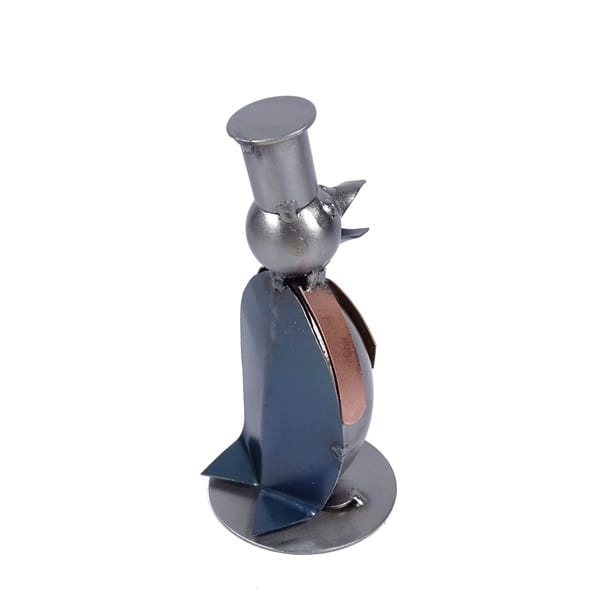 Metalowa figurka Pingwin