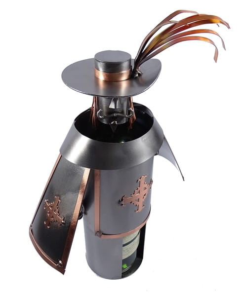 Metalowa figurka-Stojak muszkieter