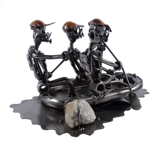 Metalowa figurka Spływ pontonowy, Rafting