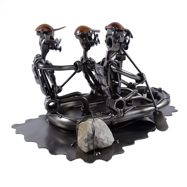 Metalowa figurka Spływ pontonowy, Rafting