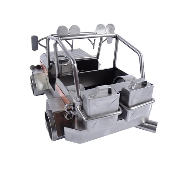 Metalowy model samochodu Jeep.