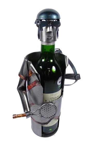 Stojak na wino Tenisista.