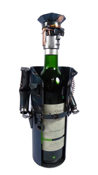 Metalowa figurka-Stojak nowojorski policjant