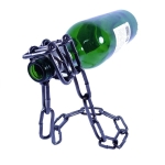 Metalowy stojak na wino Łańcuch