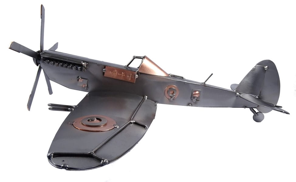 Metalowy model Spitfire