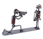 Metalowa figurka Reporter.