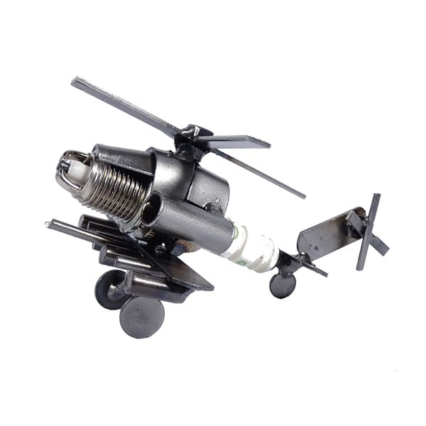 Metalowa figurka Mały helikopter