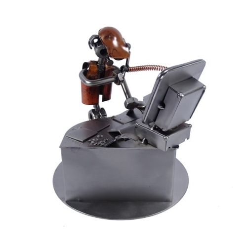 Metalowa figurka Księgowy