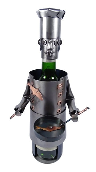 Metalowa figurka-Stojak Kucharz